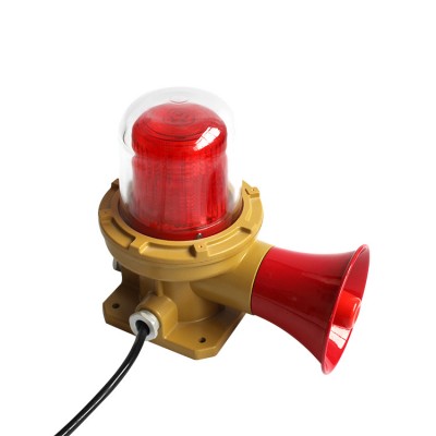 emergency warning alarm siren with strobe light